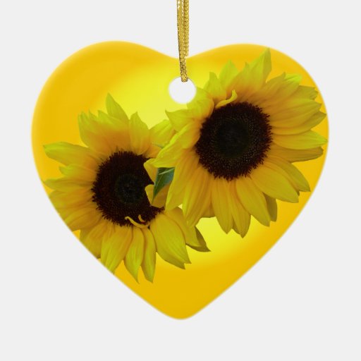 Sunflower Ornament Personalized Sunflower Gifts Zazzle