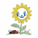 Sunflower Outline embroidered shirts by ZazzleEmbroidery Sunflower Outline embroidered shirts