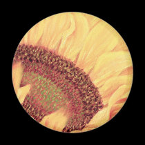 Sunflower Painting Flower Art - Multi magnets
