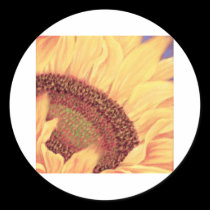 Sunflower Painting Flower Art - Multi stickers