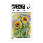 Sunflower Painting - Stamp