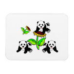 Sunflower Pandas Magnets