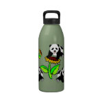 Sunflower Pandas Water Bottles