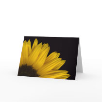 Sunflower Peeking - Customized Greeting Cards