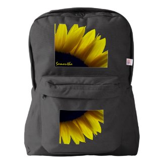 Sunflower Personalized Backpack
