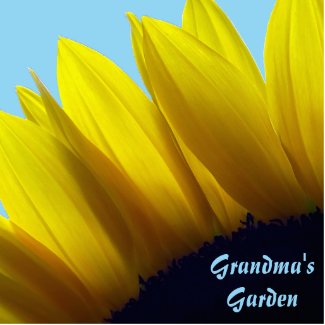 Sunflower Personalized Garden Sign Photo Sculpture Ornament