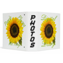 SUNFLOWER PHOTO BINDER by DODGERFL SUNFLOWER PHOTO BINDER