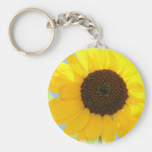 Sunflower Picture Keychain
