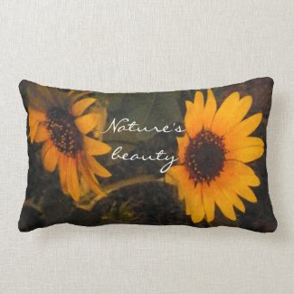 Sunflower Picture Throw Throw Pillows