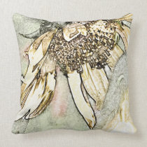 Sunflower Pillow pillows