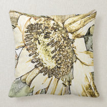 Sunflower Pillow pillows