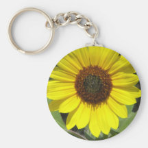 Sunflower Plant Keychain