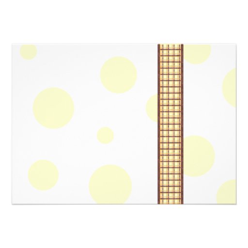 Sunflower Polka Dot Bridal Shower Invitation