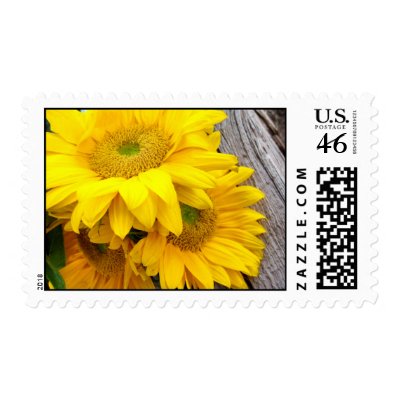 Sunflower Postage Stamp