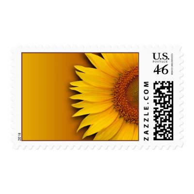Sunflower Postage Stamp