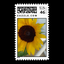 Sunflower Postage Stamp
