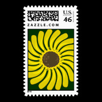 Sunflower Postage Stamp