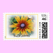 Sunflower Postage Stamp stamps