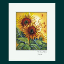 Sunflower poster posters