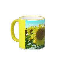 Sunflower Power--Mug by alan_pease Sunflower Power--Mug