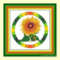 Sunflower Print posters