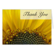 Sunflower Print Thank You Card
