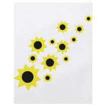 sunflower rain icon flyers