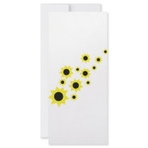 sunflower rain icon rack cards