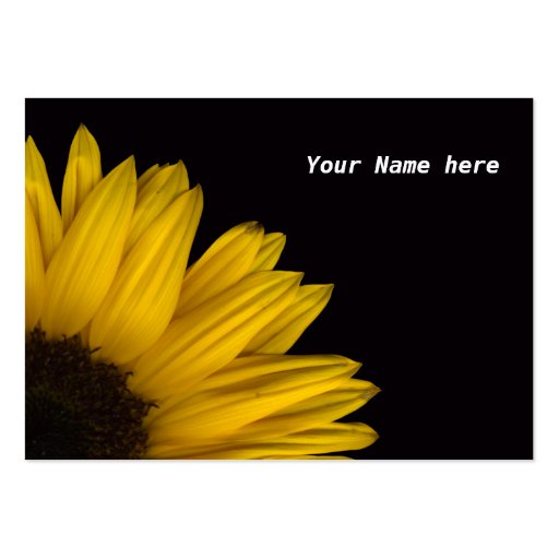 Sunflower Reflection Business Card - Customized (front side)