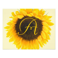 Sunflower Response Card Invite