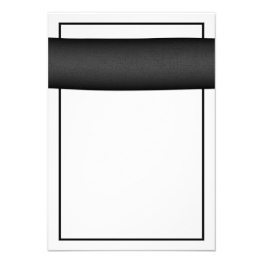 Sunflower Ribbon Wedding Response Card Invitations