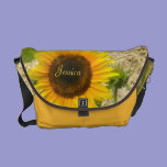 Sunflower Rickshaw Messenger bag *Personlized* rickshaw messenger bags