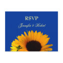 Sunflower RSVP Postcard