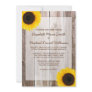 Sunflower Rustic Barn Wood Wedding Invitations Sunflower Rustic Barn Wood Wedding Invitations