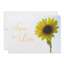 Sunflower Save the Date Personalized Invitations