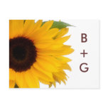 Sunflower Save the Date Postcard