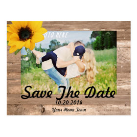 sunflower save the dates
