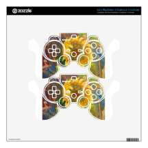 sunflower skin for PS3 controller