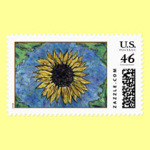 Sunflower Stamp stamps