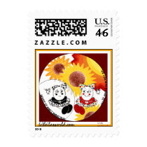 Sunflower Stamps - Original Sunflower ART postage