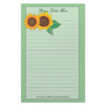 Sunflower Stationery