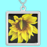 Sunflower Sterling Silver Necklace necklaces