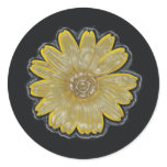 Sunflower Round Sticker