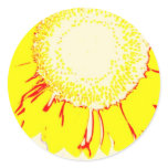 Sunflower Round Sticker