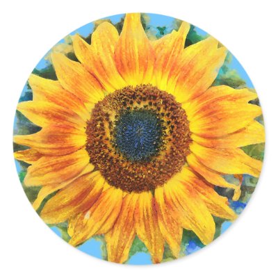 Sunflower , stickers by ginaayerssignore