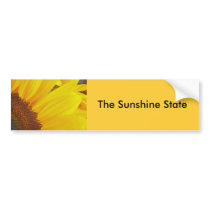 Sunflower Sun Sticker bumper stickers