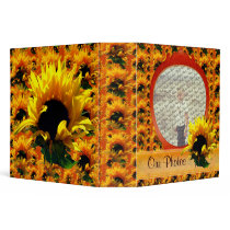 Sunflower Sunrise Customizable 2" Photo Binder