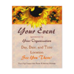 Sunflower Sunrise Event Flyer