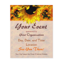 Sunflower Sunrise Event Flyer
