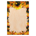 Sunflower Sunrise Flame Stationery